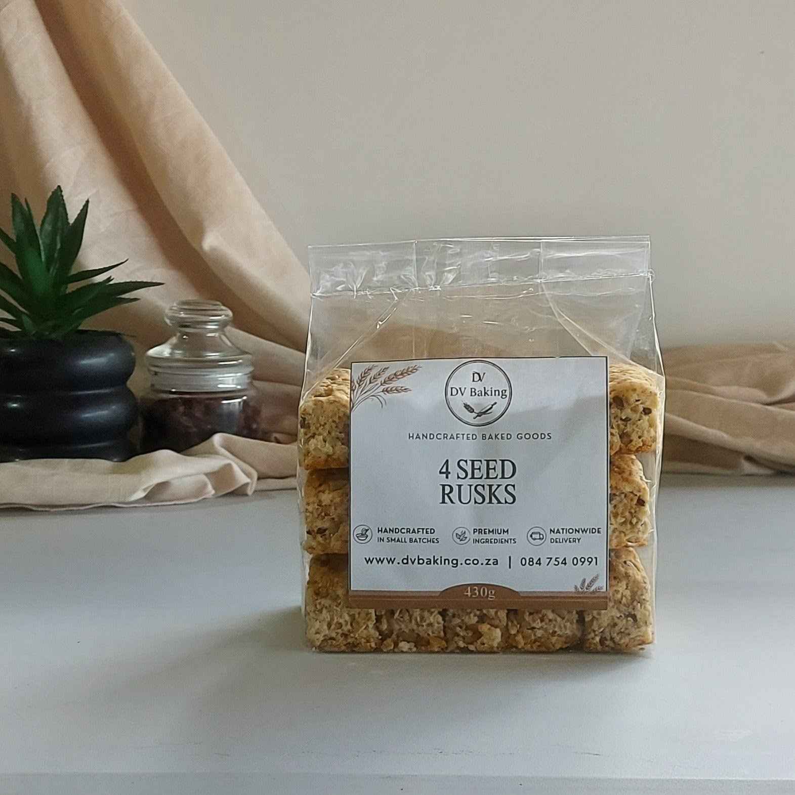 4 Seed Rusks - Nutritious Crunchy Snacks for Health Lovers