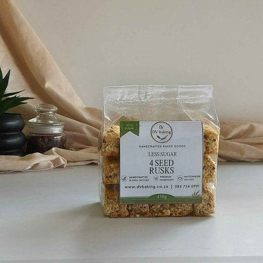 4 Seed Rusks less Sugar for Healthy Snacking