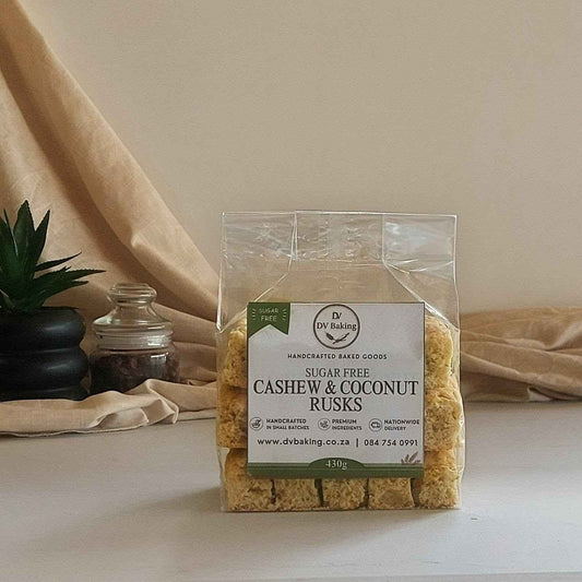 Cashew & Coconut Rusks Sugar Free