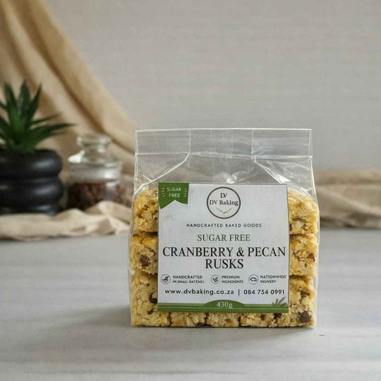 Sugar Free Cranberry & Pecan Rusks for Guilt-Free Snacking