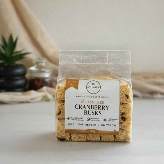 Cranberry Gluten Free Rusks - Deliciously Crunchy and Healthy Snack