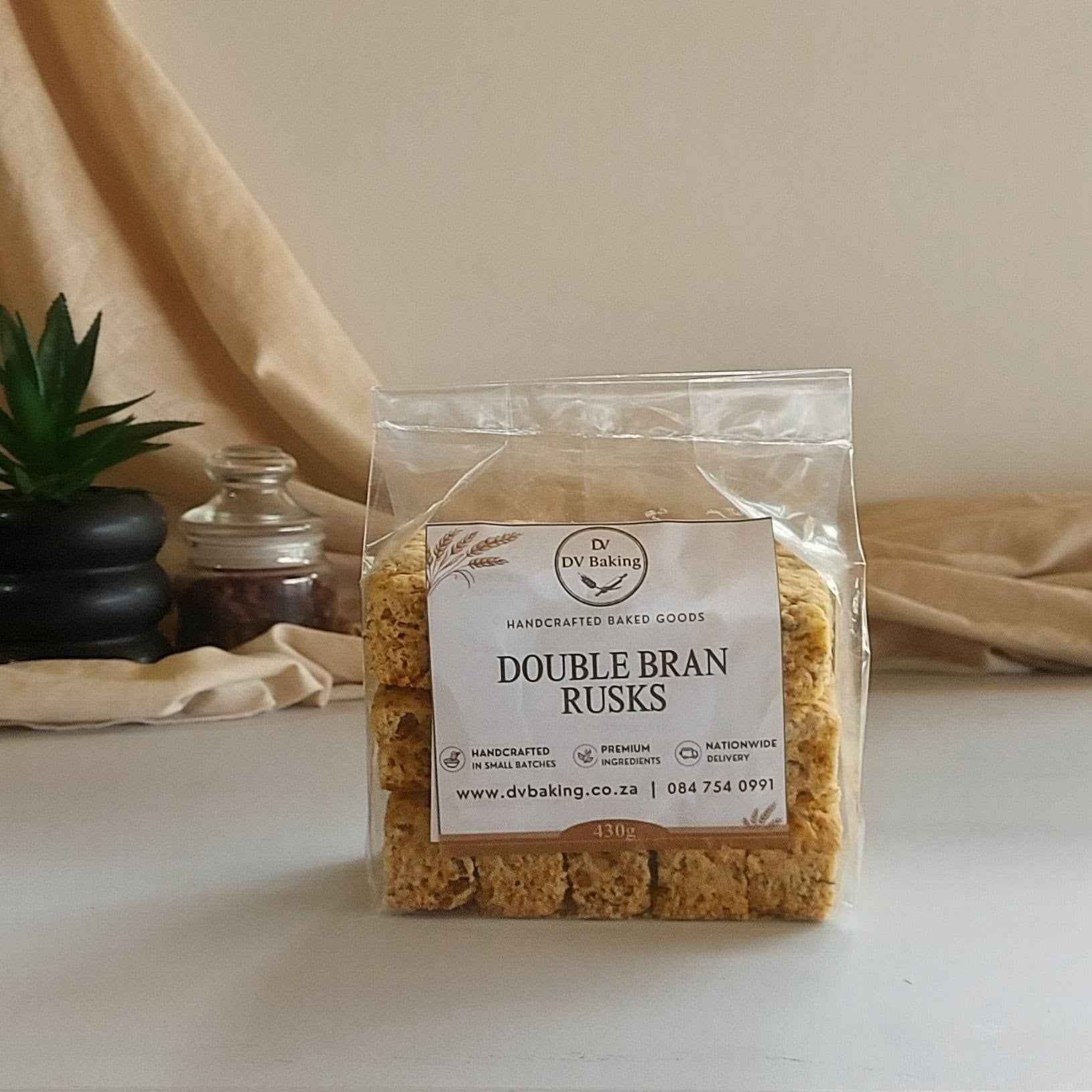 Double Bran Rusks - Healthy Crunchy Snack for All Ages