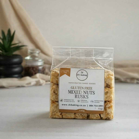 Mixed Nuts Gluten Free Rusks - Delicious and Crunchy Snack Option