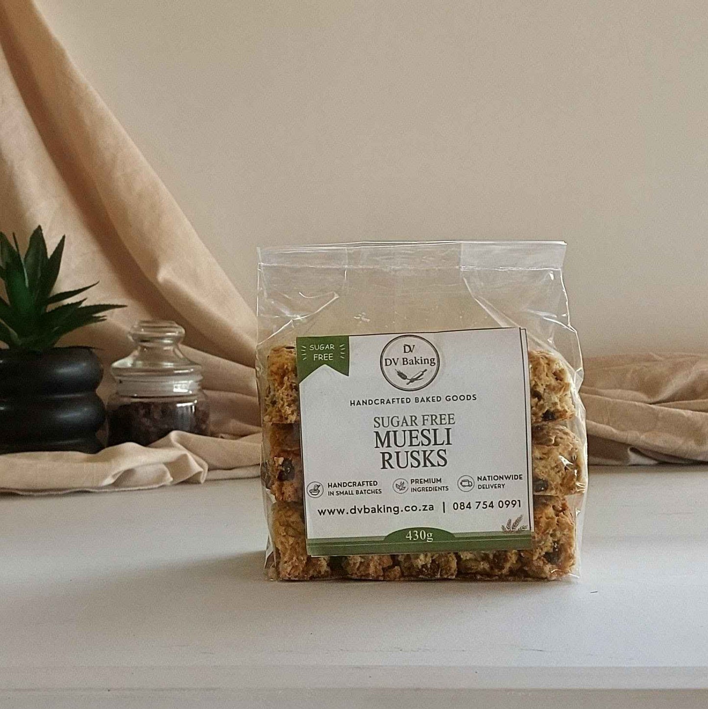 Sugar Free Muesli Rusks - Healthy Snack Option